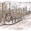 The trams arrive in Princes Street