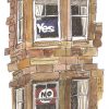 Neighbours divided as Scotland goes to the polls